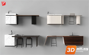 Kitchen island Skp Files